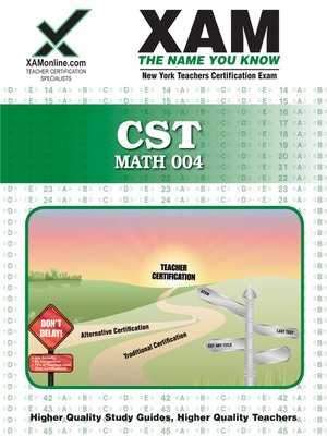 cover image of CST Math 004